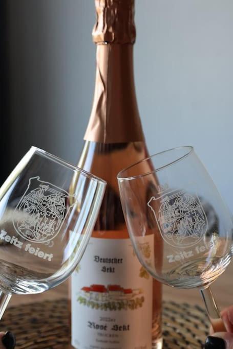 Ferienwohnung Weingut Lahmer August Kretzschau المظهر الخارجي الصورة